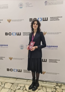 Ученица Петропавловской школы № 33 стала призёром  заключительного этапа ВсОШ по предмету литература